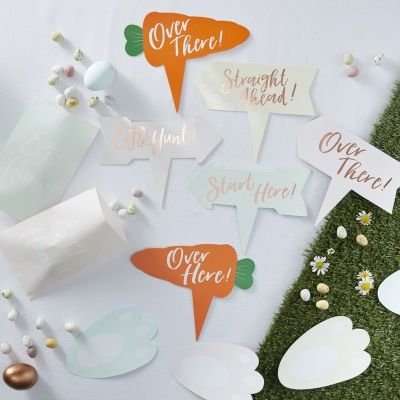 Hoppy Easter - Rose Gold Foiled Easter Egg Hunt Kit