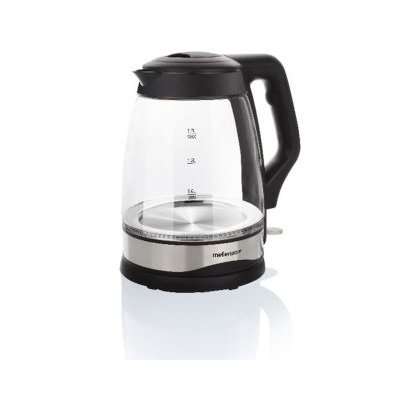 Mellerware Optic 360 Degree Cordless Glass Kettle (1.7L | Black)