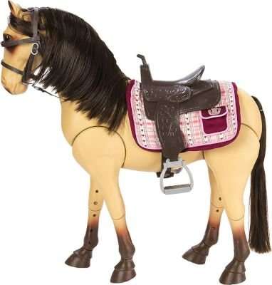 Our Generation Horse Morgan Poseable with Accessories (Cream)