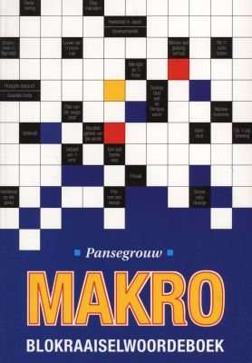 Pansegrouw Makro Blokraaiselwoordeboek (Afrikaans, Paperback)