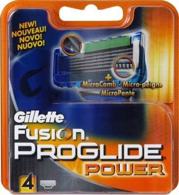 Gillette Fusion ProGlide Power Cartridge (4 Pack)
