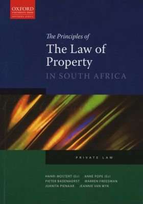 The Principles of the Law of Property in South Africa (Paperback)