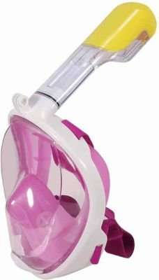 Homemark Dry Dive Snorkel - Full Mask (Pink)(S/M)