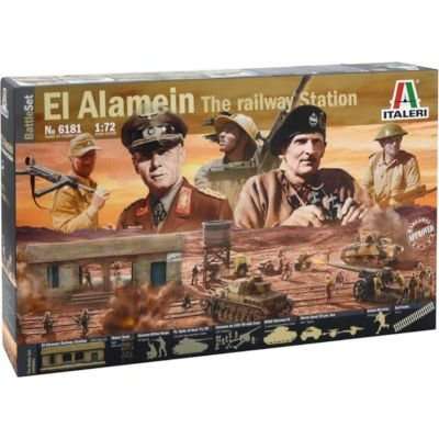 Italeri WWII Battleset - El Alamein The Railway Station (1:72)