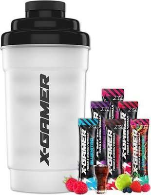 X-Gamer Shaker & 6-Pack Flavour Mix (Various Flavours) picture