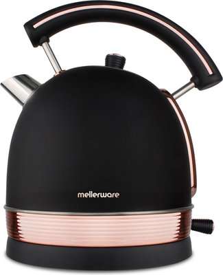 Mellerware Rose Gold - 360 Cordless Stainless Steel Kettle (1.8L)(2200W)(Black)