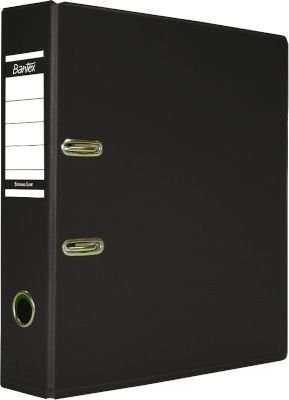Bantex Viking V1492 PVC Lever Arch File (70mm)(Black)(Pack of 10)