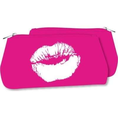 ECO Big Lips Toiletry Bag (Fuschia)
