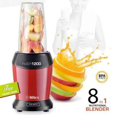 Milex Nutri1200 8-in-1 Nutritional Blender (Red)