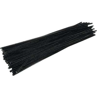 Dala Chenille Stems Pipe Cleaners (Pack of 20)(Black)