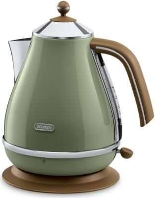 DeLonghi Vintage Icona Kettle 1.7L (Olive Green)