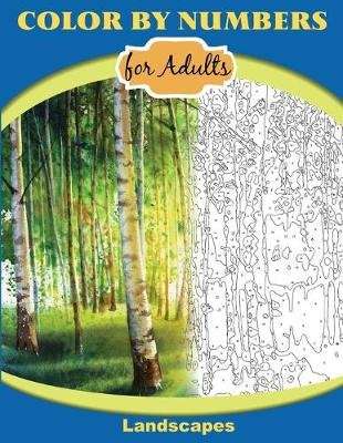 Color by Numbers for Adults - Landscapes: Extreme Color by Numbers - Intermediate to Advanced (Paper
