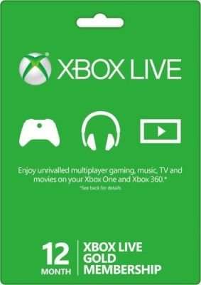 Xbox Live Gold Card (12 Month)