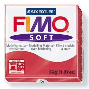 Staedtler Fimo Soft - Cherry Red (56g)