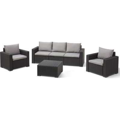 Keter California Outdoor Set (4 Piece) (Graphite)