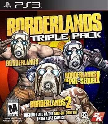 Borderlands Triple Pack (Includes Borderlands 1, 2 & Borderlands The Pre Sequel) (PlayStation 3)