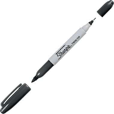 Sharpie Twin Tip Marker (Black)
