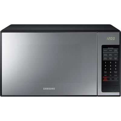 Samsung 32L Solo Microwave Oven with Mirror Door - Black/Silver