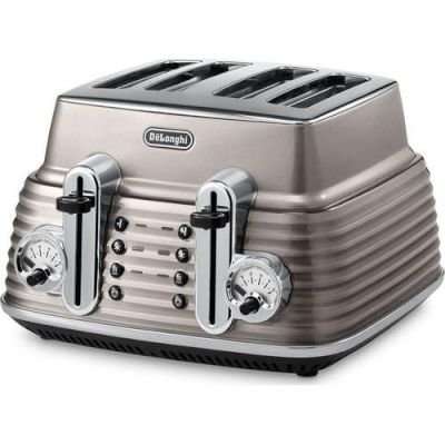 Delonghi Scultura 4 Slice Toaster (Bronze Beige)
