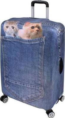 Marco Stretch Luggage Cover (28 inch)(Cats)