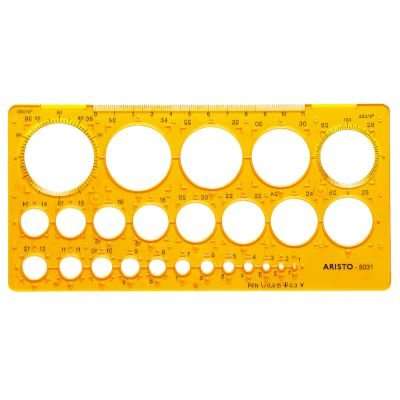 Aristo Circle Template (1-36mm)(25 circles)