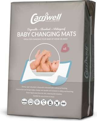 Carriwell Baby Changing Mat (5 Pack)