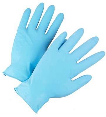 Nitrile Gloves - Blue (Large) (100) - Limited to one box per customer