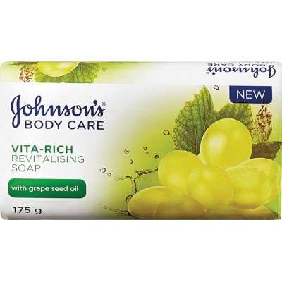 Johnson's Vita Rich Revitalising Grapeseed Soap (175ml)
