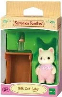 Sylvanian Families - Silk Cat Baby