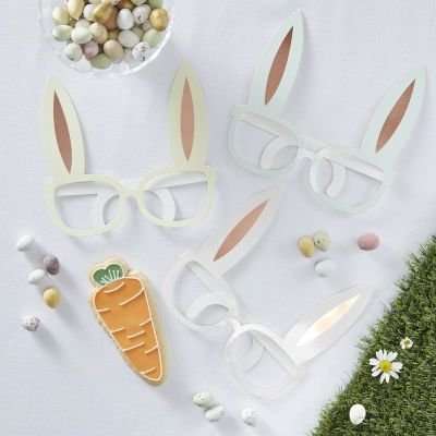 Hoppy Easter - Rose Gold Foiled Fun Glasses