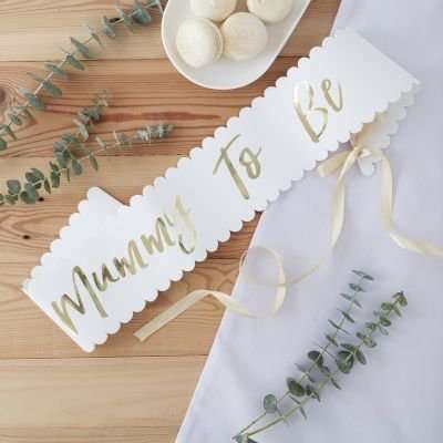 Oh Baby! - Gold Foiled Mummy To Be Sash
