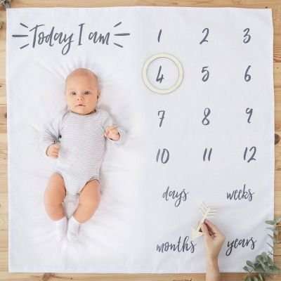 Oh Baby! - Baby Milestone Blanket Keepsake