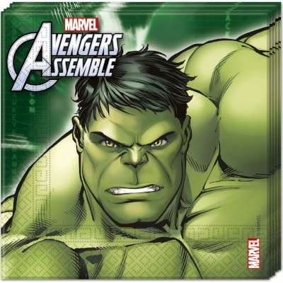Avengers Assemble Multi Heroes 2-Ply Paper Napkins (20 Pack)