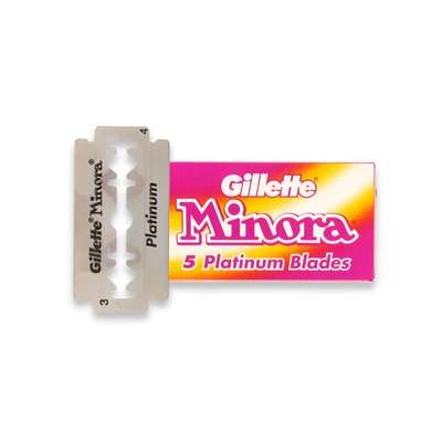 Gillette Minora Platinum Double-Edge Razor Blades (5 Pack)