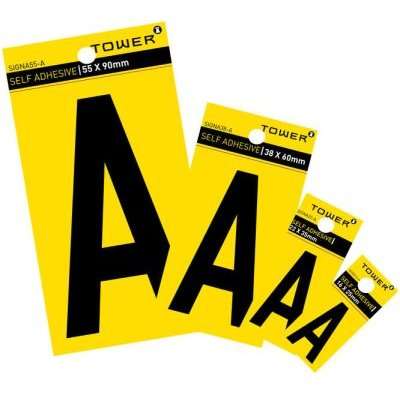 Tower Large Adhesive Signs (B)