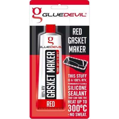 Glue Devil Gasket Maker Silicone (90ml) (Red)