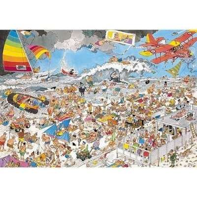 Jumbo Jan van Haasteren At The Beach Jigsaw Puzzle (1000 Pieces)