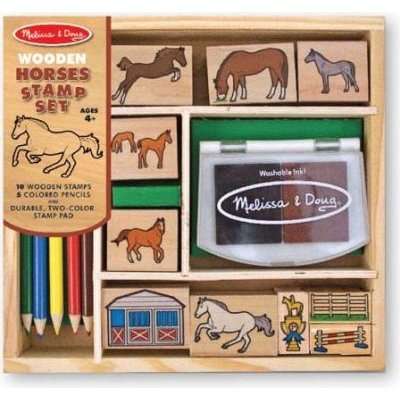 Melissa & Doug Stamp Sets - Horses Stamp Set