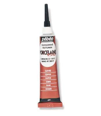 Pebeo Porcelaine Paint - Outliner - Copper (20ml)
