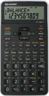 Sharp EL-738XTB Financial Calculator