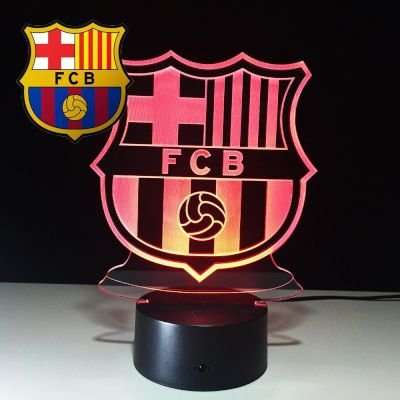 Football  LED Night Lamp - Barcelona