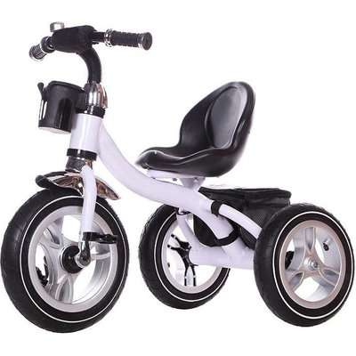 Little Bambino Tricycle with High Chair and Storage Bag - White