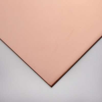 JAS Polished Copper Etching Plate - 0.9mm Thick (100 x 125mm)