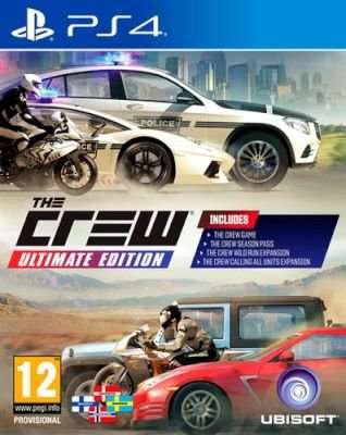 The Crew - Ultimate Edition (PlayStation 4, Blu-ray disc)