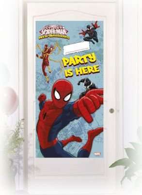 Ultimate Spiderman Web Warriors - Personalised Door Banner