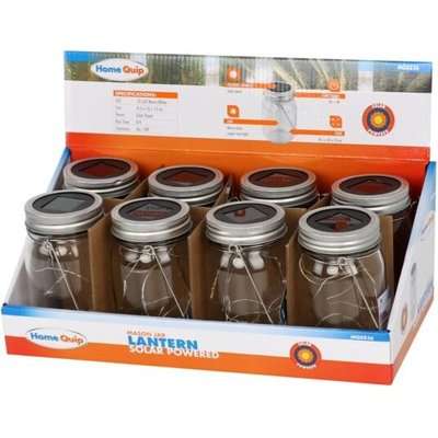Homequip Glass Solar Lantern (7.5 x 7.5cm)