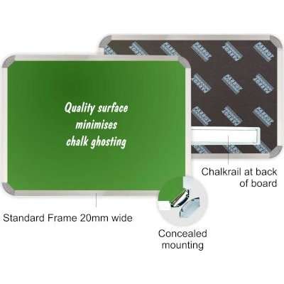 Parrot Non-Magnetic Chalk Board (1500mm x 1200mm)