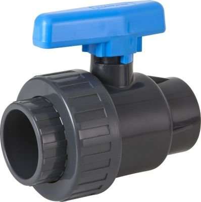 Speck Ball Valve Glue 2 Way(Grey PVC)