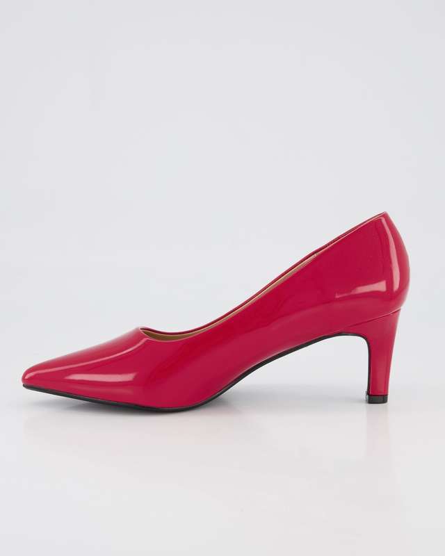 Jada Footwear Kitten Heel Court - Cherry Red (5)