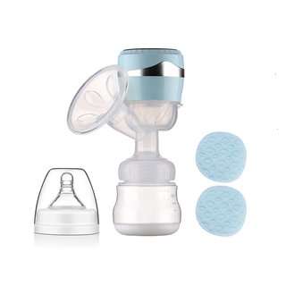 Mooki Integrated Electric Breast Feeding Pump (White and Blue)